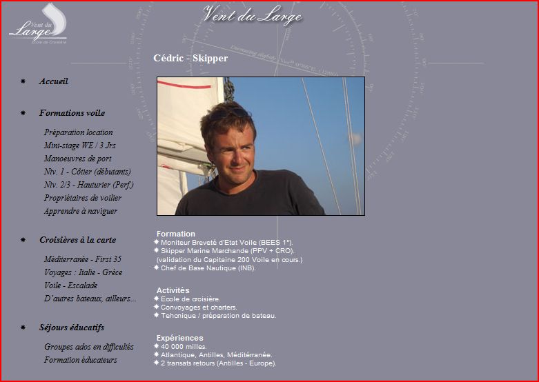 Allez voir le site de Cédric